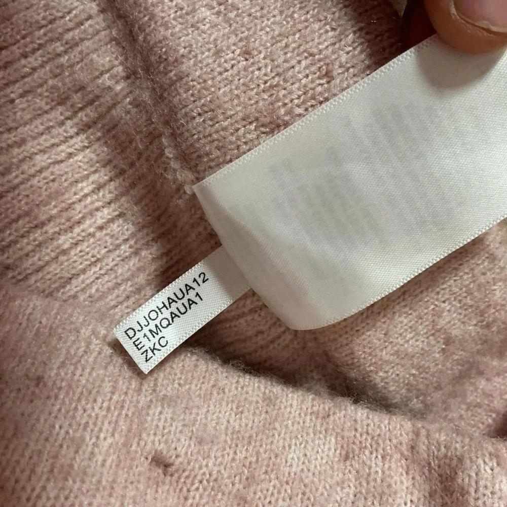 DKNY Women's Knit Lounge Pants Wide Leg‎ Drawstring Waist Pink XL